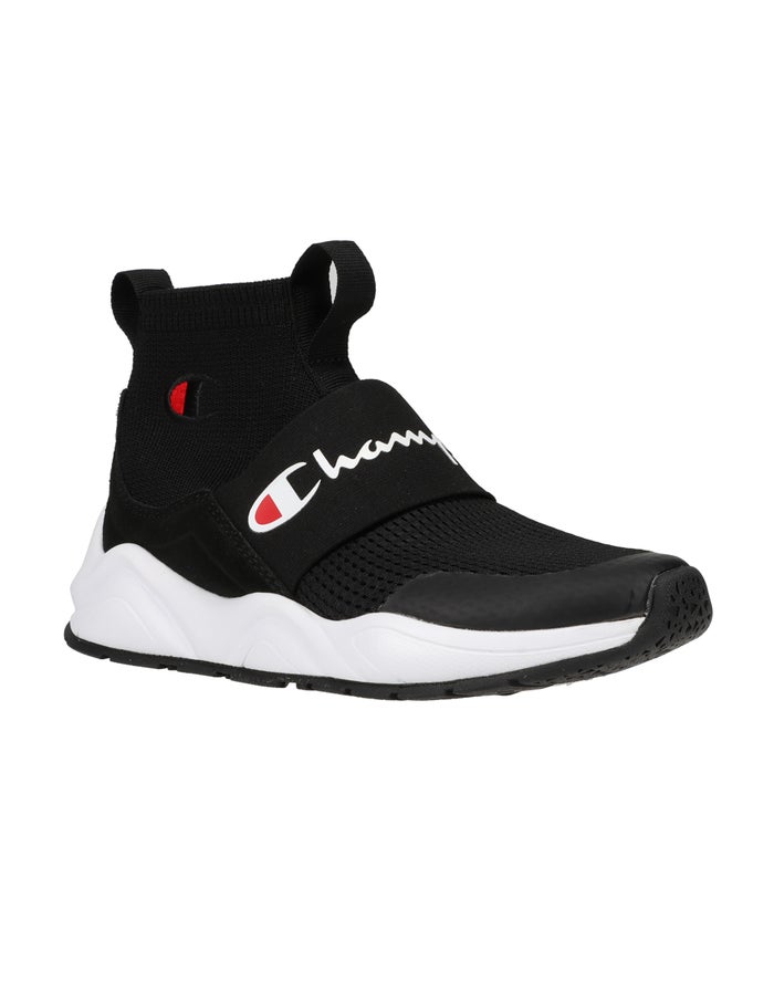 Champion Rally Pro Black/White Sneakers Womens - South Africa ADLNHQ560